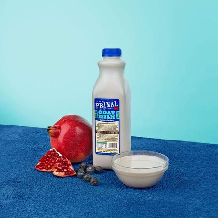 Primal Frozen Raw Goat's Milk - Blueberry Pom Burst