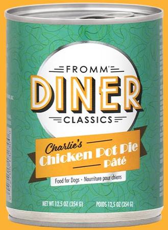 Fromm Diner Classics Charlie's Chicken Pot Pie Pate Dog Food