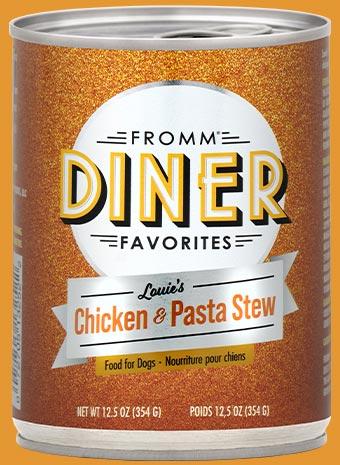  Fromm Diner Favorites Louie's Chicken & Pasta Stew Dog Food