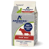 Answers Straight Formula Raw Beef for Dogs (Item #850003342061)
