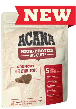 Acana High-Protein Biscuits Beef Liver Recipe - Large