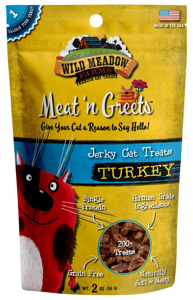  Wild Meadow Farms Meat ' N Greets Turkey Cat Treats