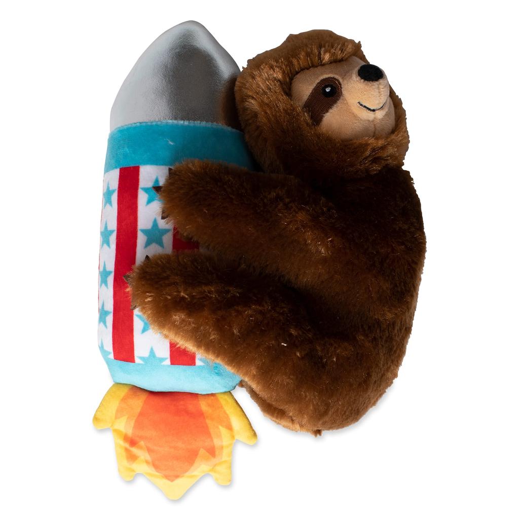  Fringe Studio Rocket Sloth Plush Dog Toy