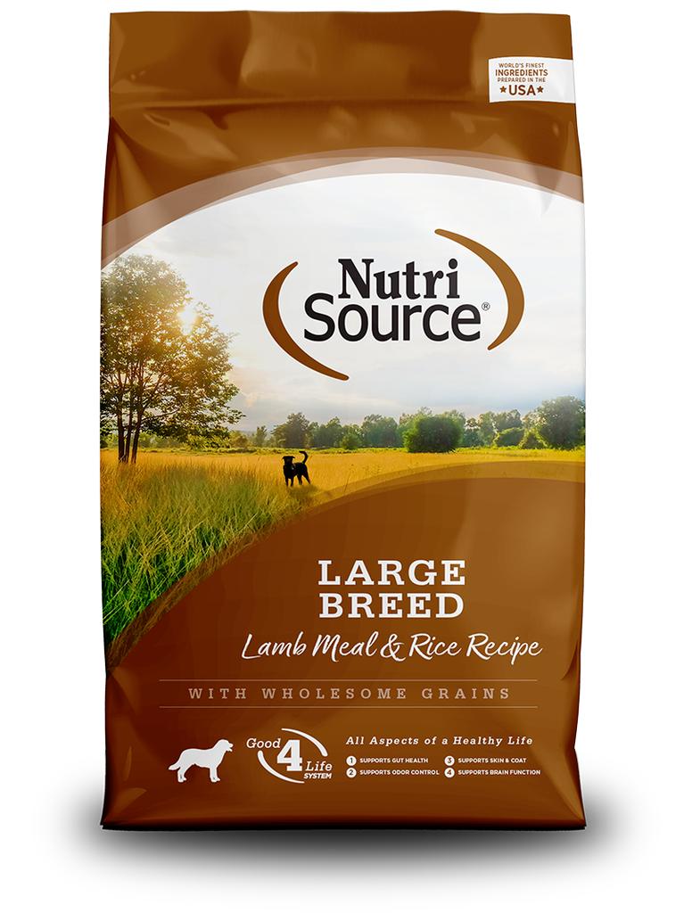  Nutrisource Large Breed Lamb & Rice Dry Dog Food