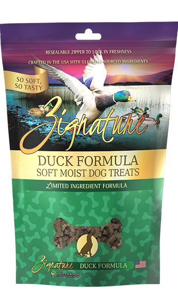 Treats Unleashed Zignature Zignature Soft Moist Duck Dog Treats