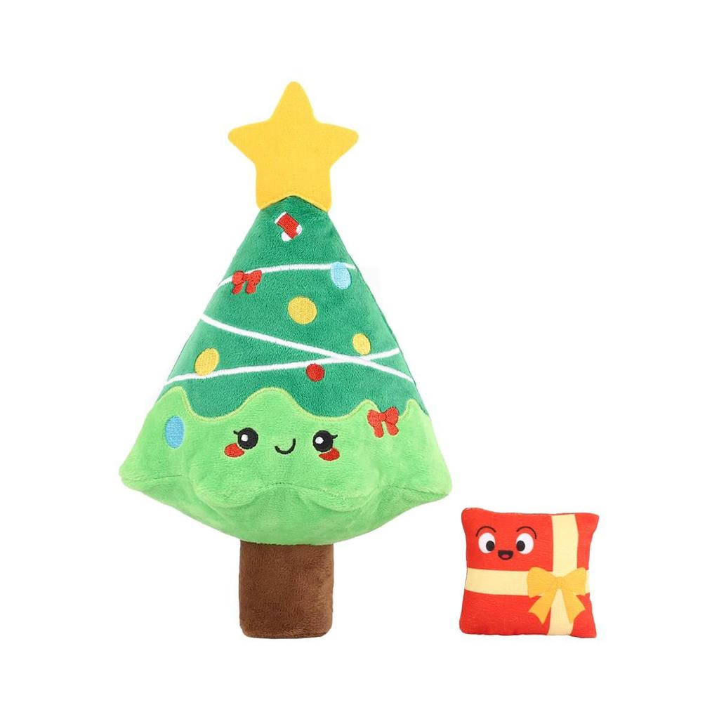  Hugsmart Christmas Tree Plush Dog Toy