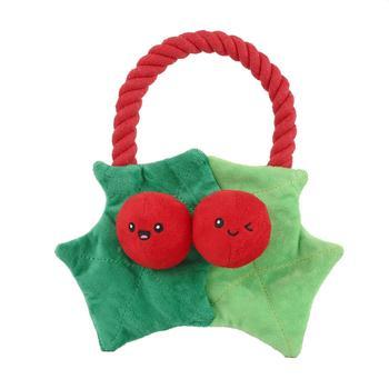 Hugsmart Christmas Berry Plush Dog Toy