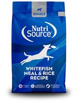 NutriSource Choice Whitefish Meal & Rice Dog Food (Item #073893250005)