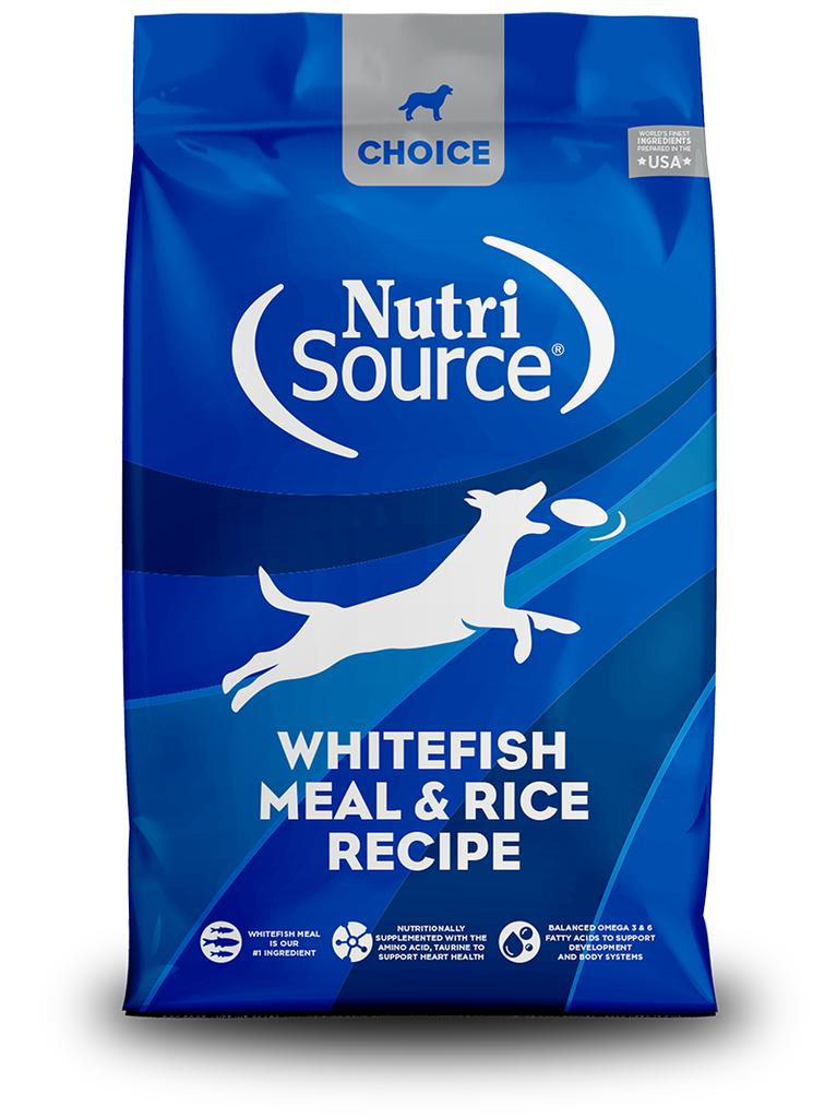  Nutrisource Choice Whitefish Meal & Rice Dog Food