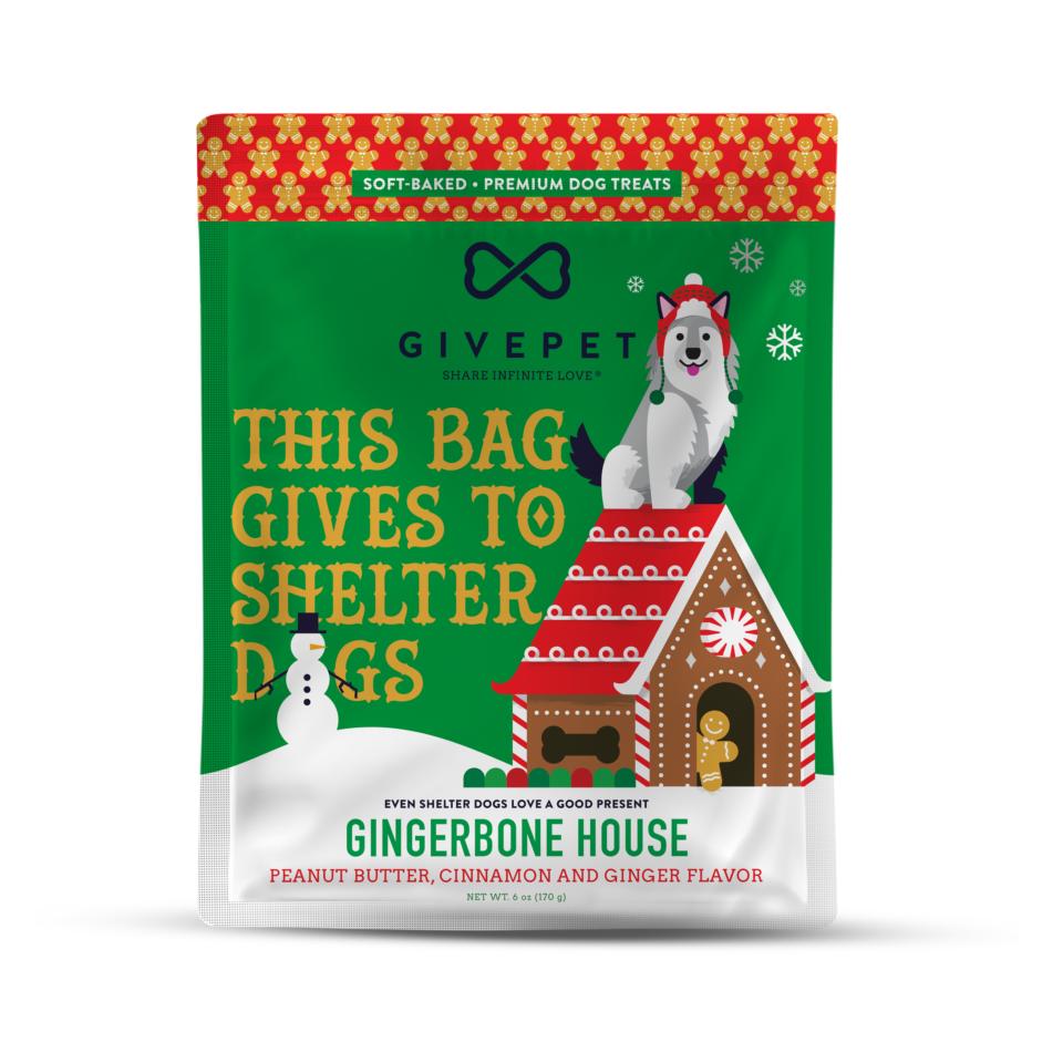  Givepet Gingerbone House Dog Treats