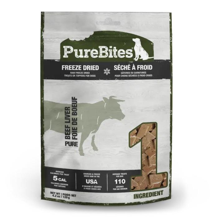  Pure Bites Beef Liver Freeze Dried Dog Treats- 2 Oz