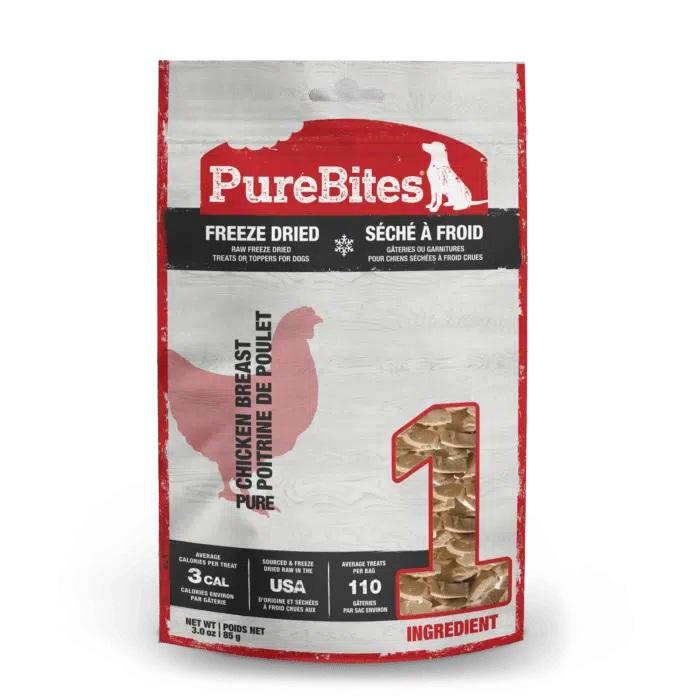 Pure Bites Chicken Breast Freeze Dried Dog Treats - 3 Oz