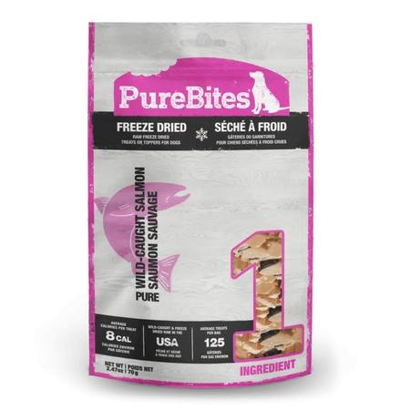 Pure Bites Salmon Freeze Dried Dog Treats - 2.47 oz
