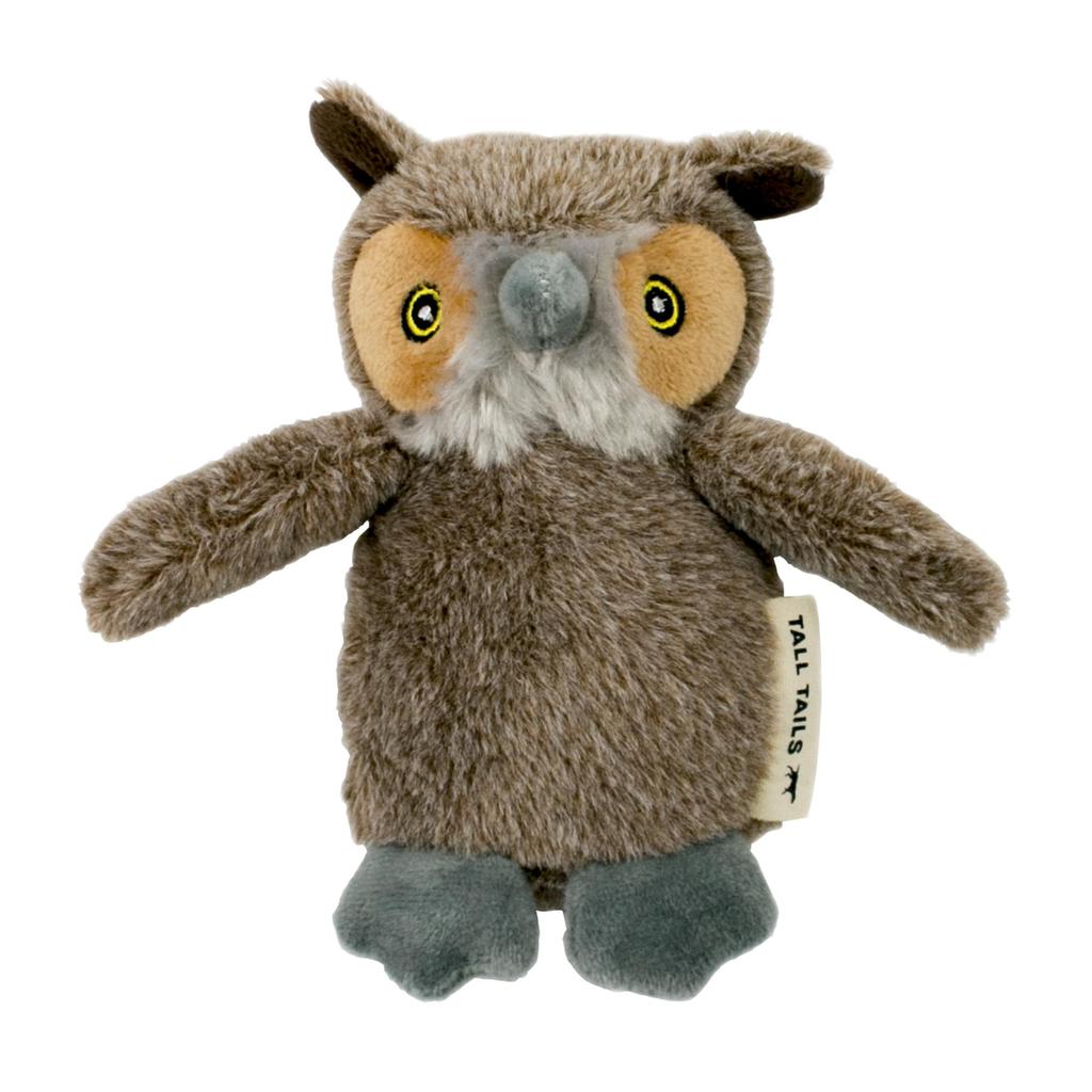  Tall Tails Holiday Owl Plush Dog Toy