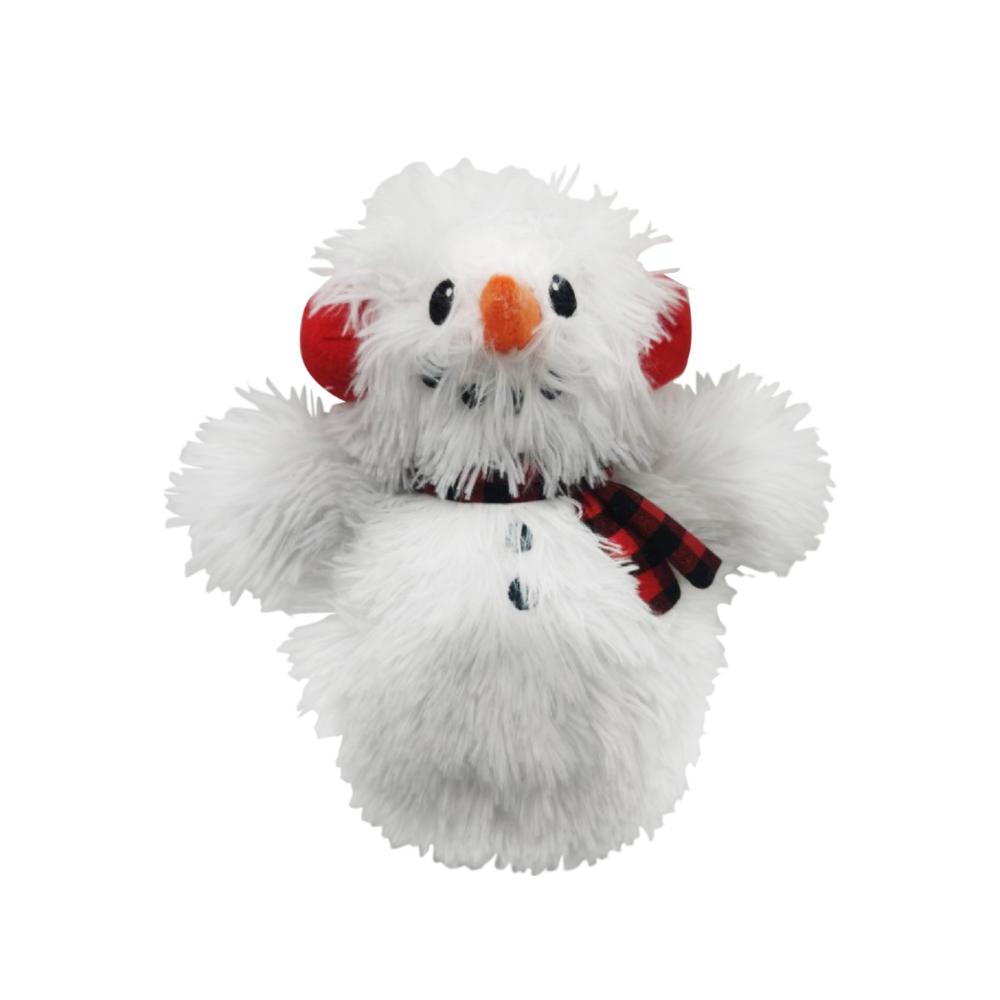  Tall Tails Fluffy Snowman Plush Dog Toy