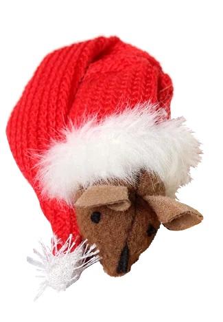  Pet Zone Holiday Stocking Stuffer Mouse Toy