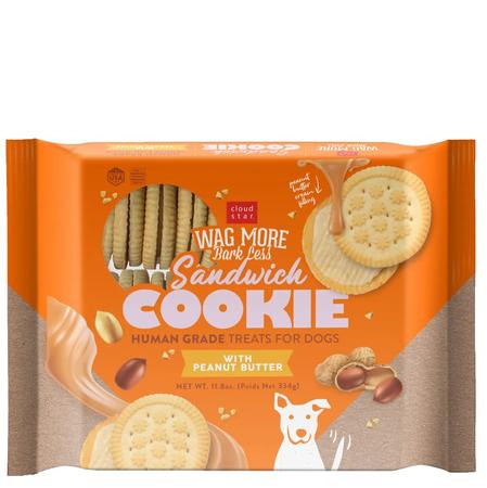 Wag More, Bark Less Sandwich Cookie Treats for Dogs