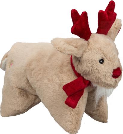 HuggleHounds Snuggles Reindeer Holiday Squooshie Toy