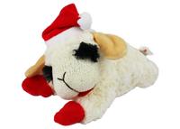 Multipet Holiday Lambchop with Santa Hat