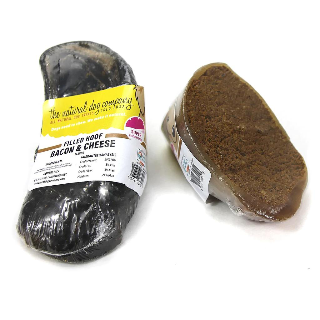  The Natural Dog Company Bacon Cheese Filled Hoof Dog Chew