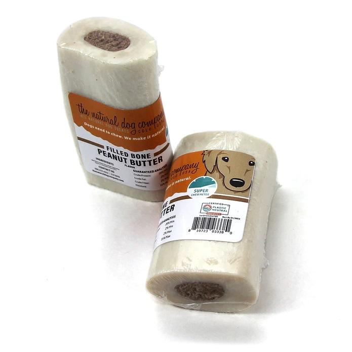 The Natural Dog Company Peanut Butter Filled Bone Dog Chew