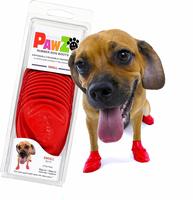 Protect Pawz Natural Rubber Dog Boots - S - Red