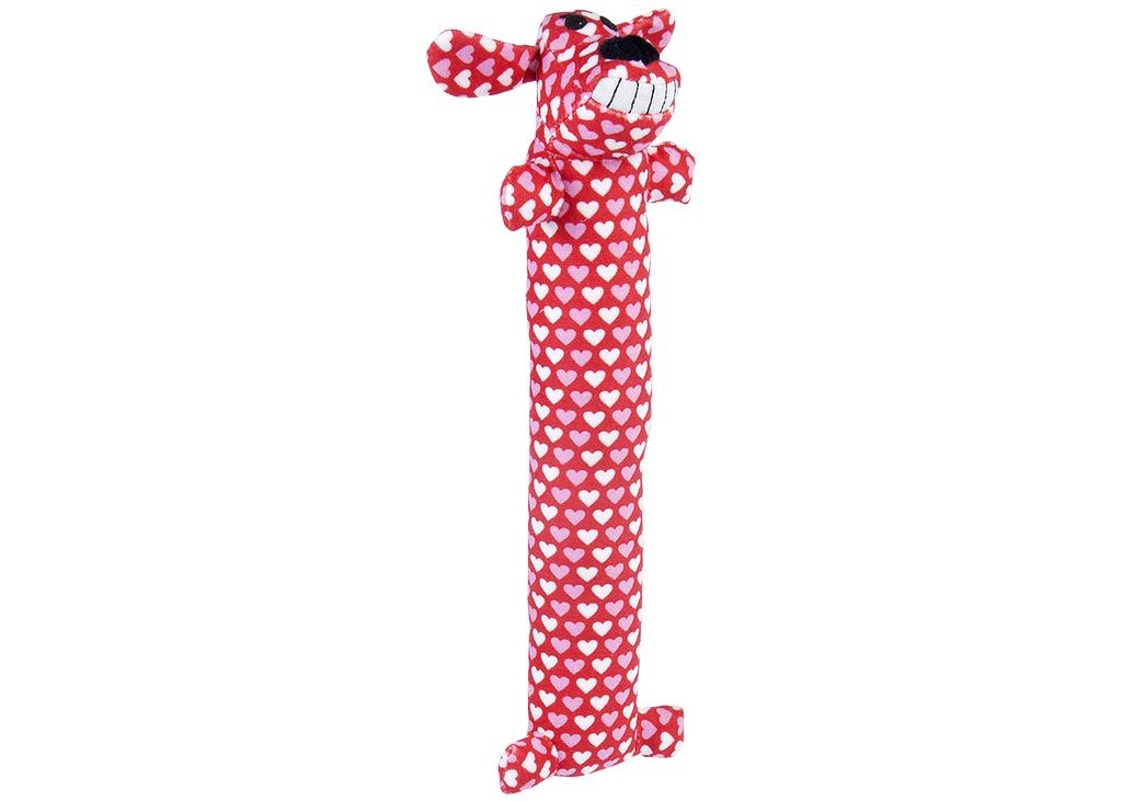  Multipet Valentine's Day Loofa Dog Toy