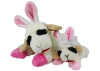 Multipet Easter Lambchop Plush Dog Toy