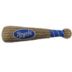 Pets First Kansas City Royals Baseball Bat Plush Dog Toy