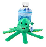 Spunky Pup Clean Earth Plush Octopus Toy