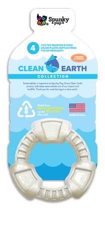 Spunky Pup Clean Earth Recycled Ring Toy