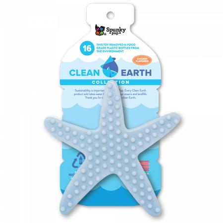 Spunky Pup Clean Earth Recycled Starfish Toy