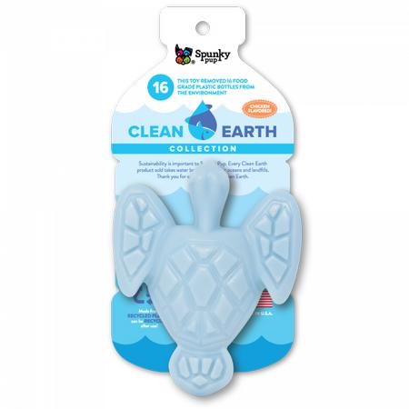 Spunky Pup Clean Earth Recycled Turtle Toy