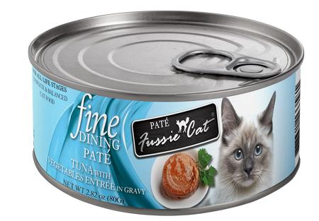 Fussie Cat Fine Dining Tuna & Vegetable Entree in Gravy