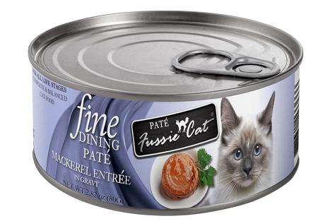 Fussie Cat Fine Dining Mackerel Entree in Gravy
