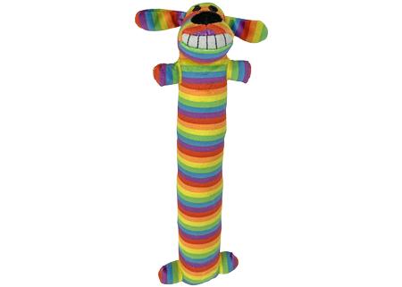 Multipet Rainbow Loofa Dog Toy