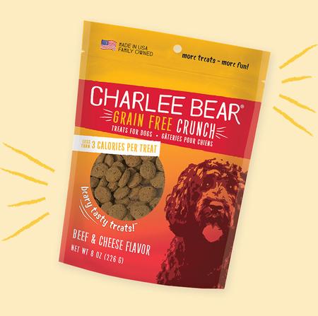 Charlee Bear Grain-Free Crunch Beef & Cheese Flavor Dog Treats