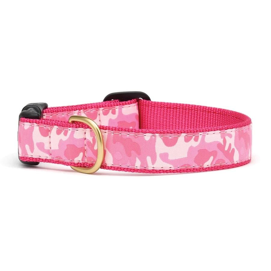  Upcountry Pink Camo Dog Collar