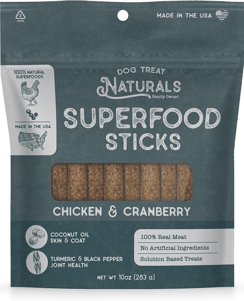  Dog Treat Naturals Chicken & Cranberry Superfood Sticks