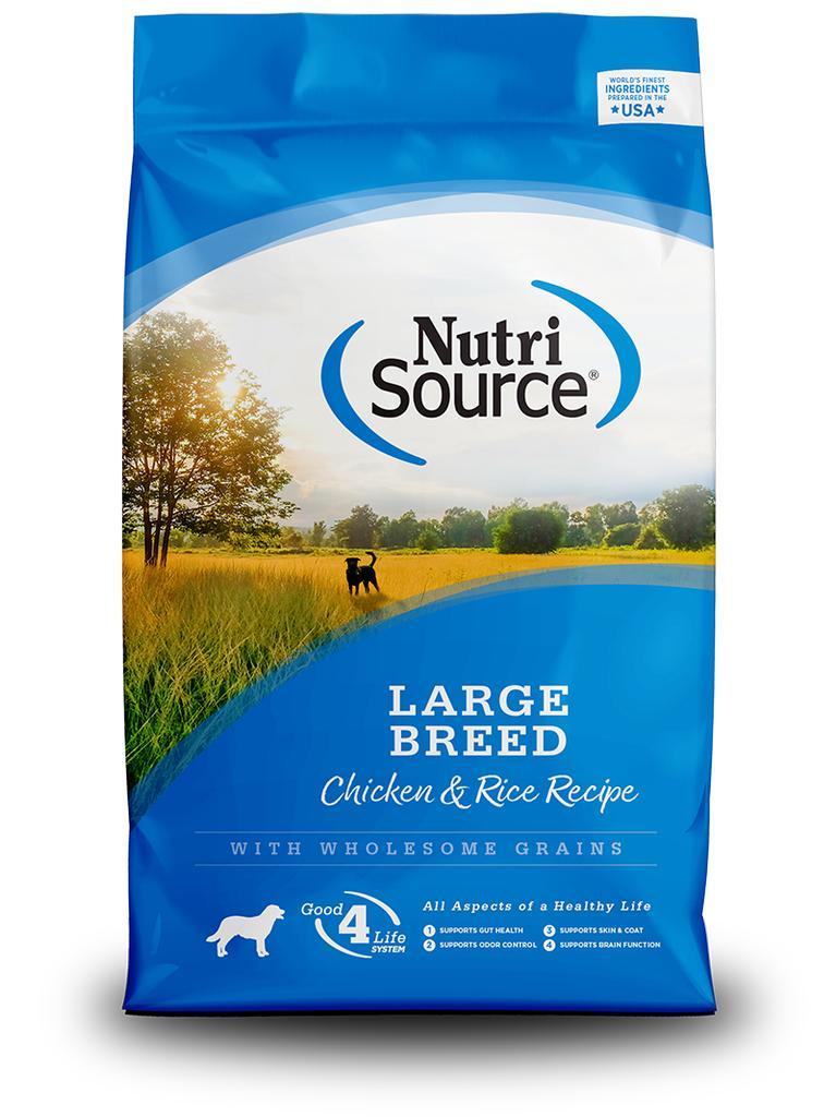  Nutrisource Large Breed Chicken & Rice Dry Dog Food