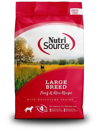 NutriSource Large Breed Beef & Rice Dry Dog Food