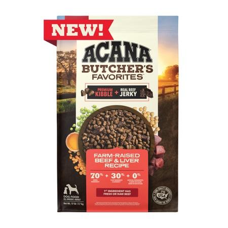  Acana Butcher's Favorites Farm- Raised Beef & Liver Recipe Dry Dog Food
