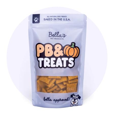 Bella's Pet Products PB & Pumpkin Dog Treats