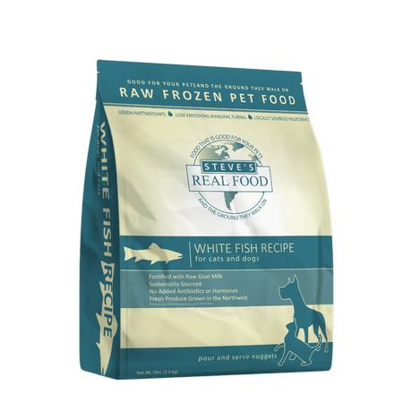 Steves Real Food Frozen Raw White Fish Diet