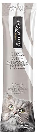 Fussie Cat Tuna with Mussels Puree Treat