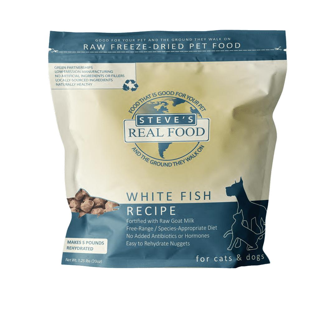  Steves Real Food Freeze- Dried Raw White Fish