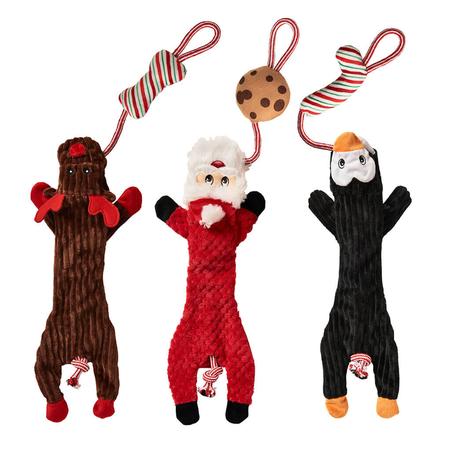 Ethical Pet Holiday Fun Tug Dog Toy - Assorted