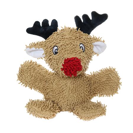 Mighty Microfiber Ball Reindeer Dog Toy