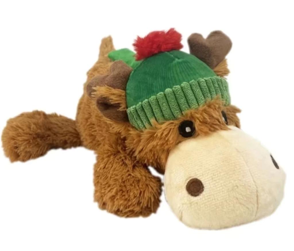  Kong Holiday Cozie Reindeer Plush Dog Toy