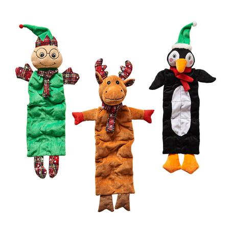 Ethical Pet Holiday Multi-Squeaker Dog Toy - Assorted